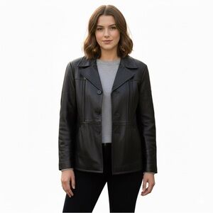 Women Genuine Leather Jacket Good Condition